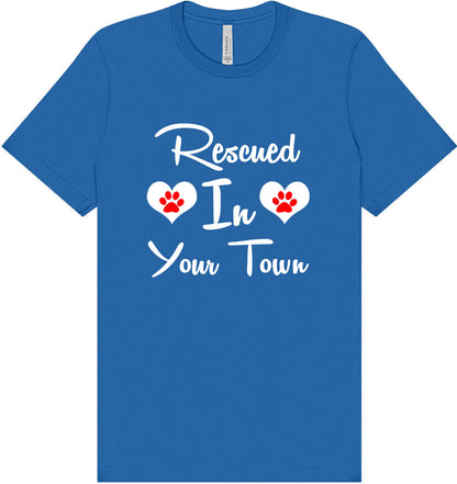 Custom Rescued In Adult Bella Canvas Shirt
