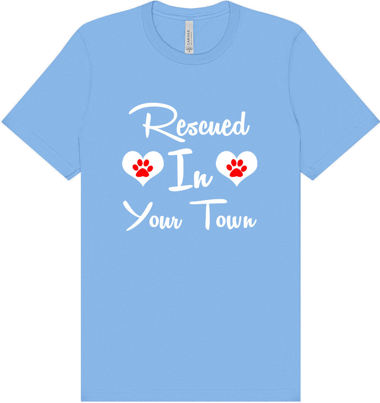 Custom Rescued In Adult Bella Canvas Shirt