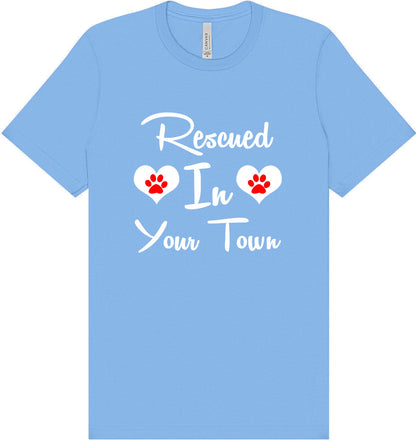 Custom Rescued In Adult Bella Canvas Shirt