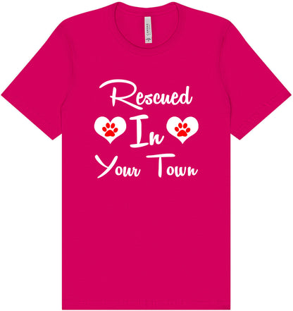 Custom Rescued In Adult Bella Canvas Shirt