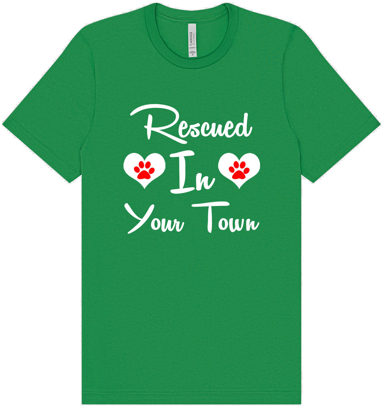 Custom Rescued In Adult Bella Canvas Shirt
