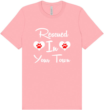 Custom Rescued In Adult Bella Canvas Shirt