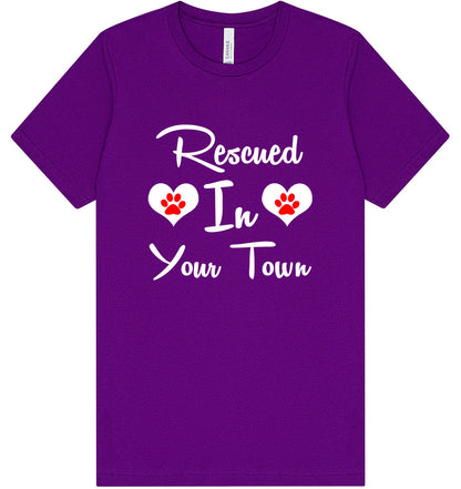 Custom Rescued In Adult Bella Canvas Shirt