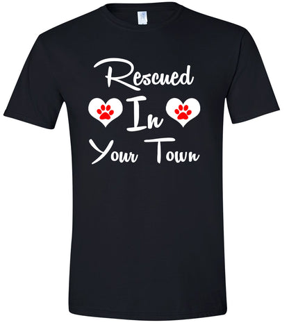 Custom Rescued In Adult Gildan Soft Shirt