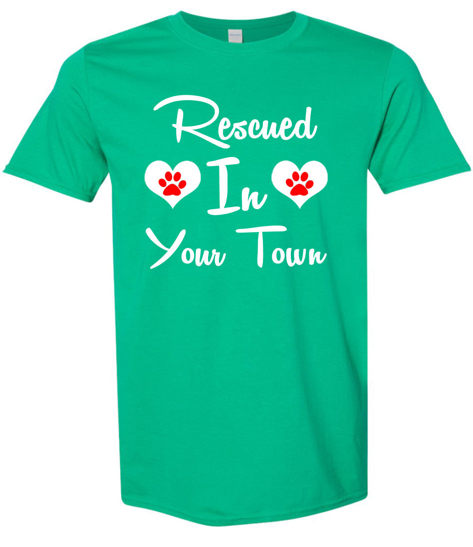 Custom Rescued In Adult Gildan Soft Shirt