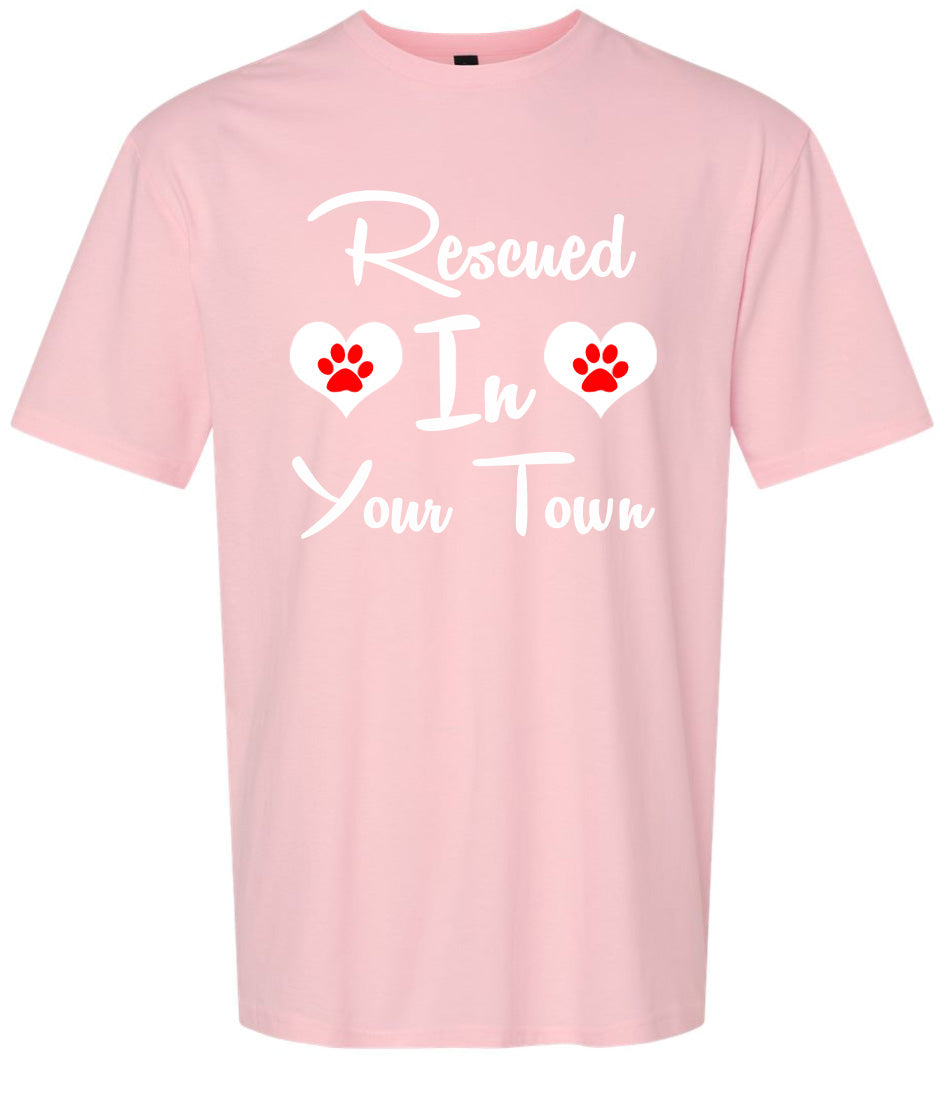 Custom Rescued In Adult Gildan Soft Shirt
