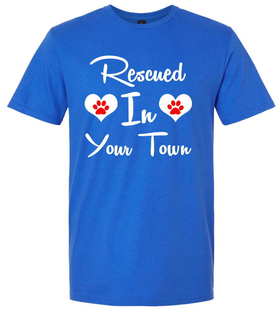 Custom Rescued In Adult Gildan Soft Shirt