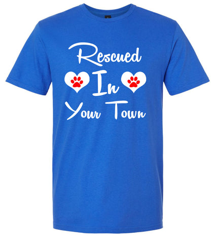 Custom Rescued In Adult Gildan Soft Shirt