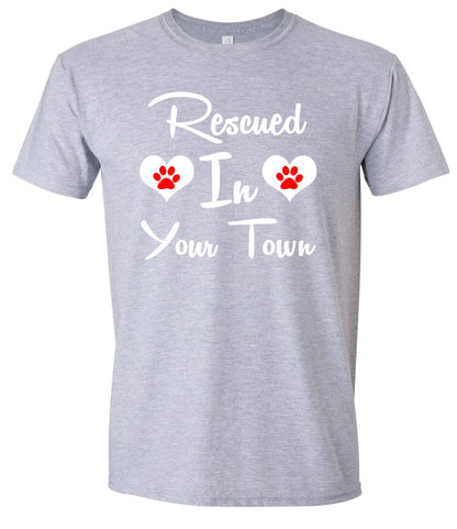 Custom Rescued In Adult Gildan Soft Shirt