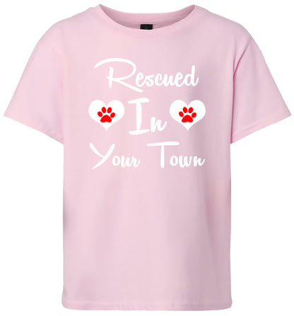 Custom Rescued In Children's Gildan Soft Shirt