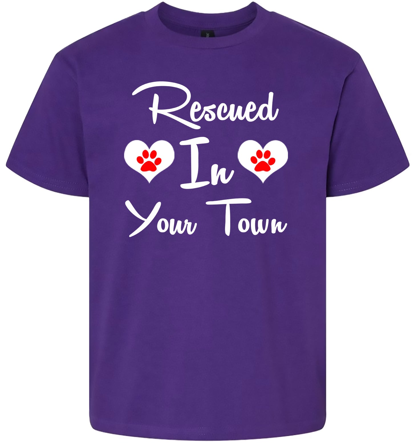 Custom Rescued In Children's Gildan Soft Shirt