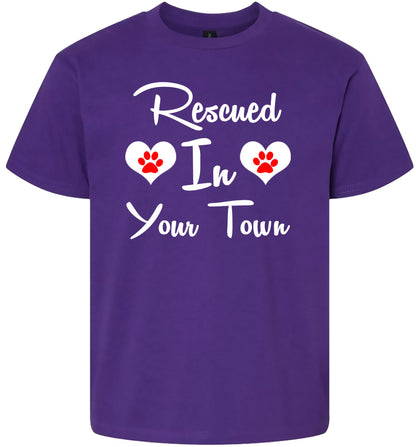 Custom Rescued In Children's Gildan Soft Shirt