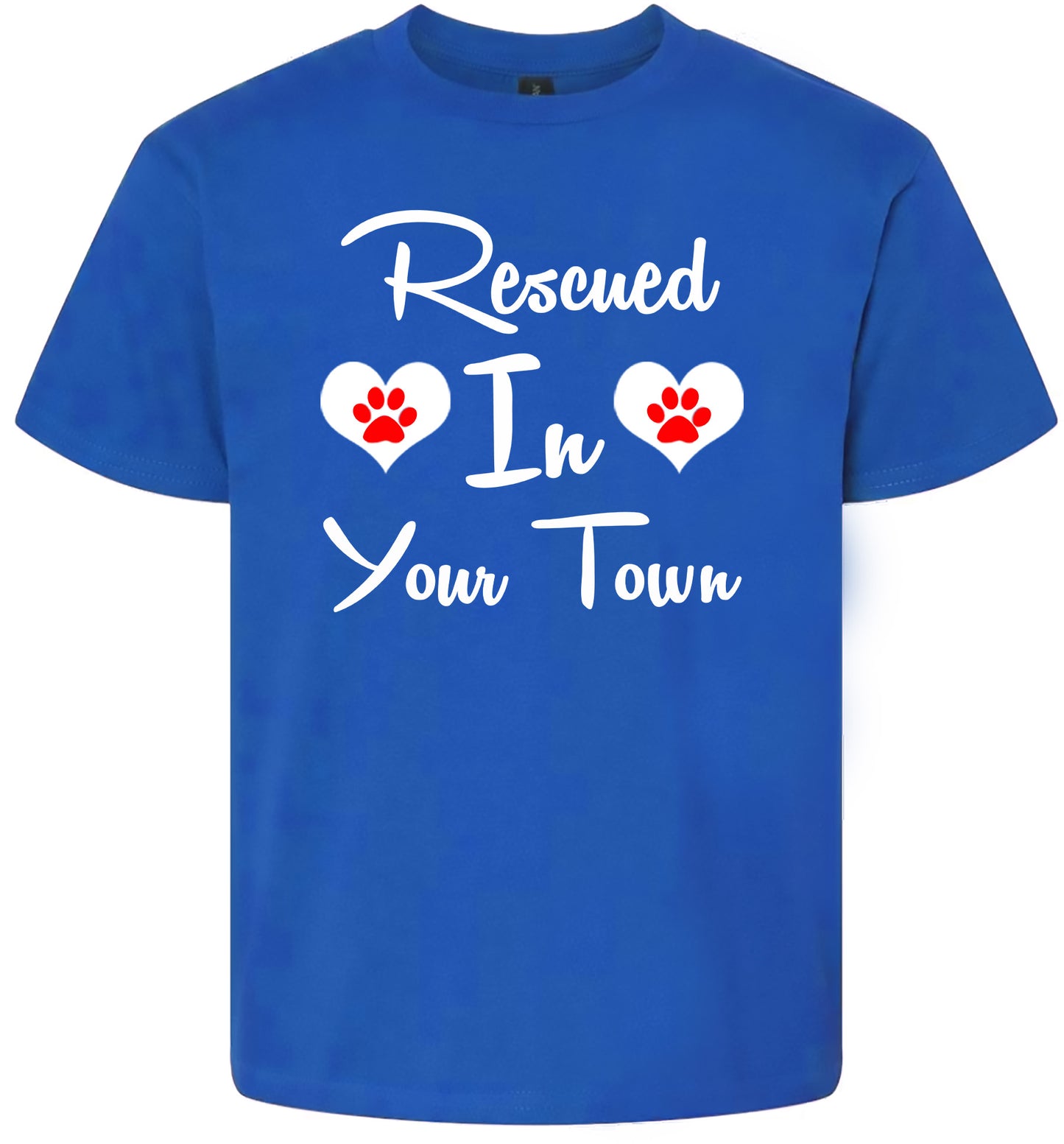 Custom Rescued In Children's Gildan Soft Shirt