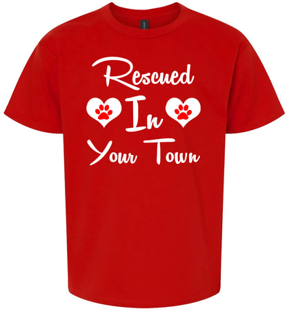 Custom Rescued In Children's Gildan Soft Shirt