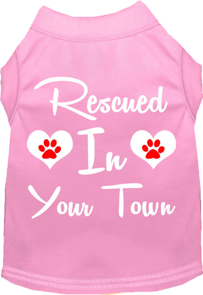 Custom Rescued In Pet Shirt