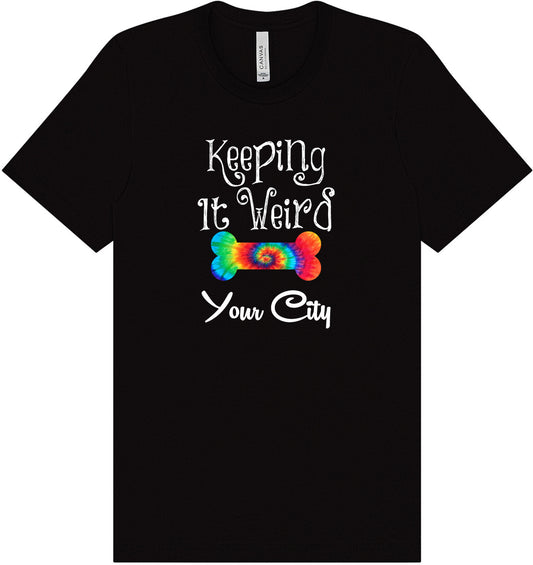 Custom Stay Weird in Adult Bella Canvas Shirt