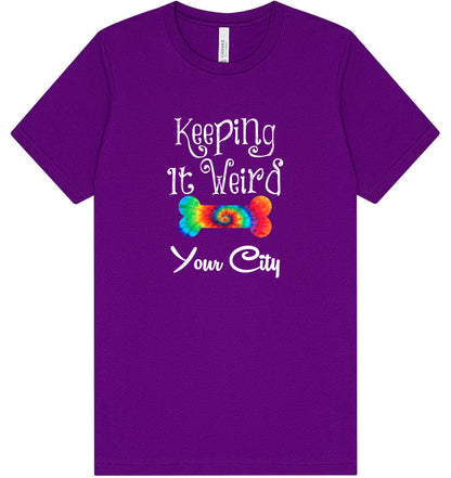 Custom Stay Weird in Adult Bella Canvas Shirt