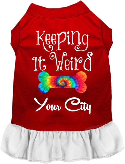 Custom Stay Weird in Pet Dress