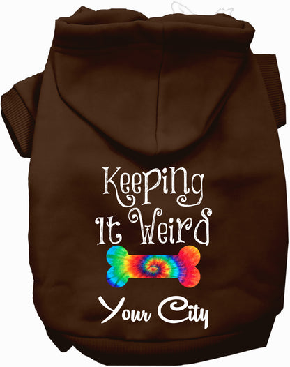 Custom Stay Weird in Pet Hoodie