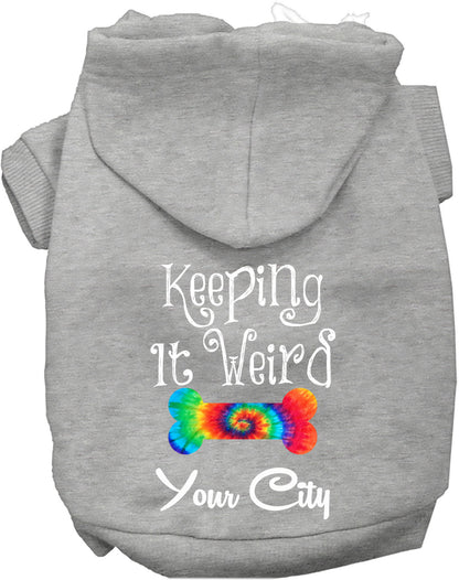 Custom Stay Weird in Pet Hoodie