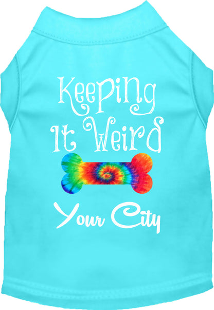 Custom Stay Weird in Pet Shirt