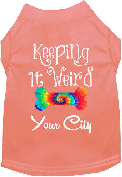 Custom Stay Weird in Pet Shirt