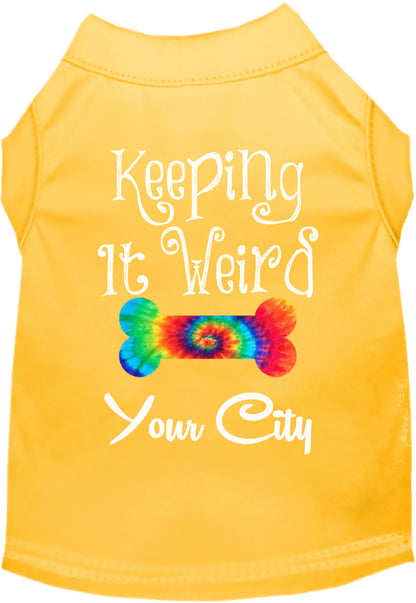 Custom Stay Weird in Pet Shirt