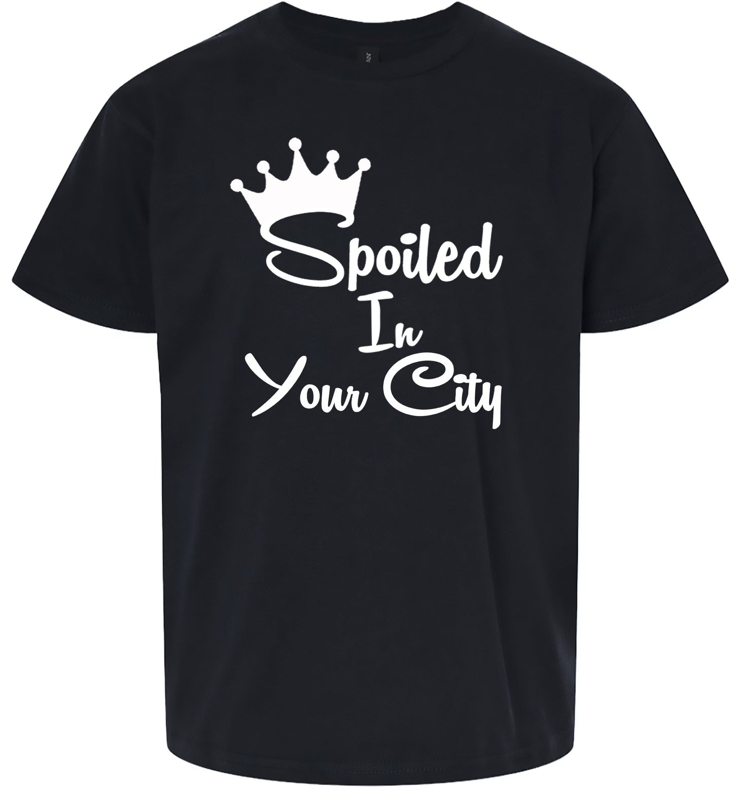 Custom Spoiled In Children's Gildan Soft Shirt