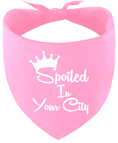 Custom Spoiled In Pet Bandana