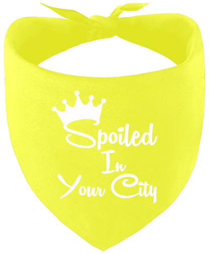 Custom Spoiled In Pet Bandana