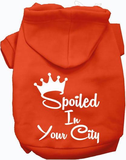 Custom Spoiled In Pet Hoodie
