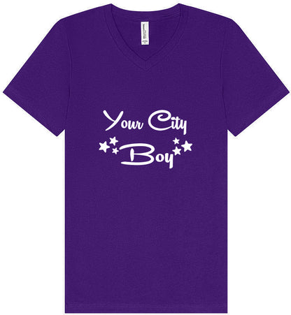 Custom Girl Unisex V-Neck Shirt