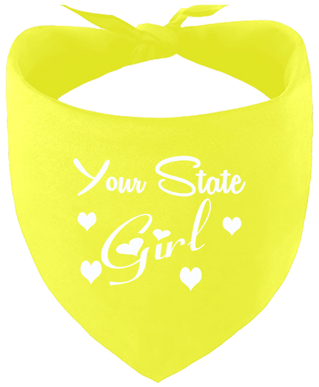 Custom Girl Pet Bandana