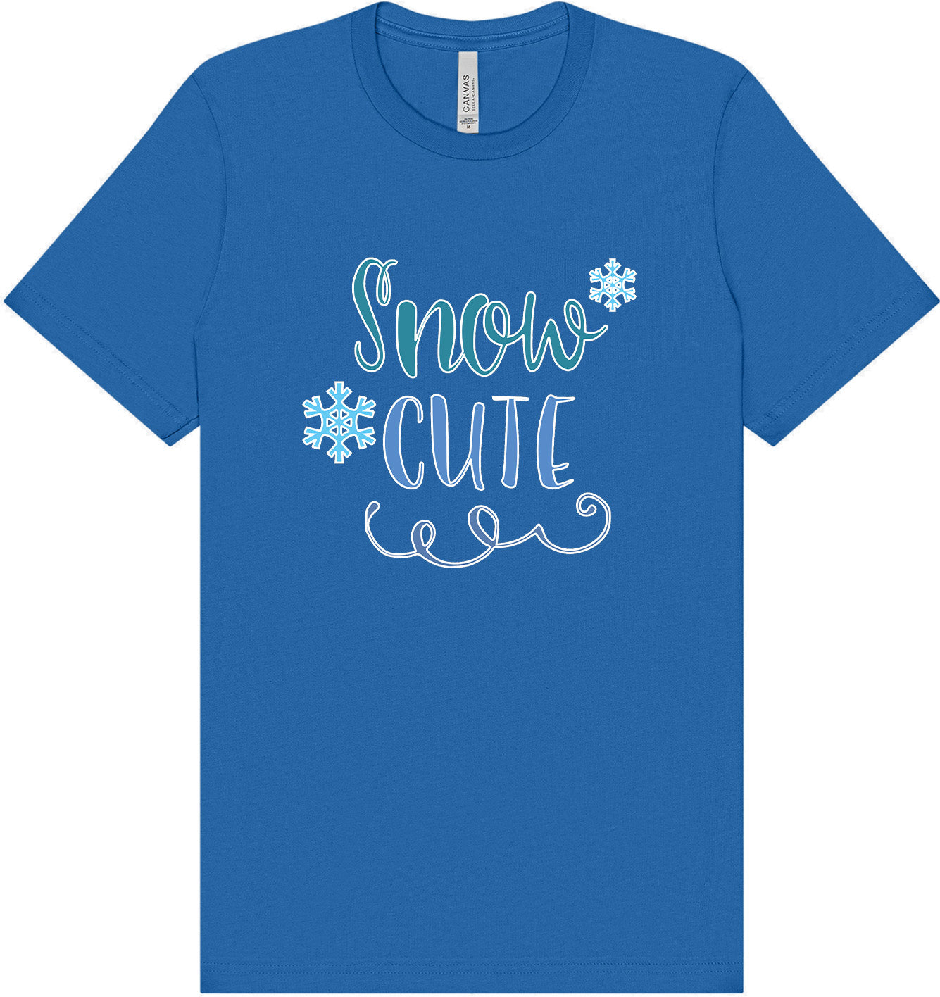 Snow Cute Adult Bella Canvas Shirt