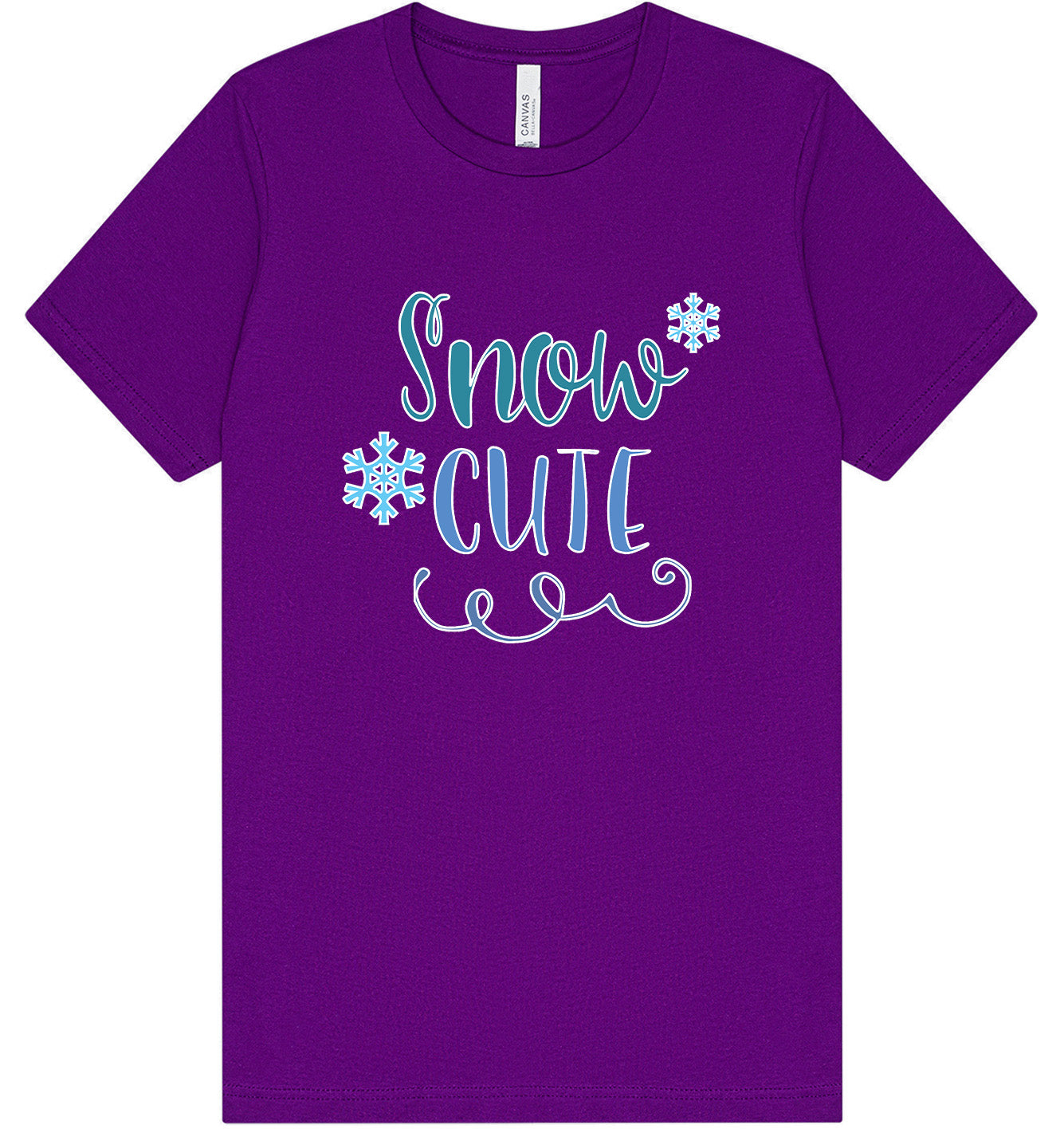 Snow Cute Adult Bella Canvas Shirt