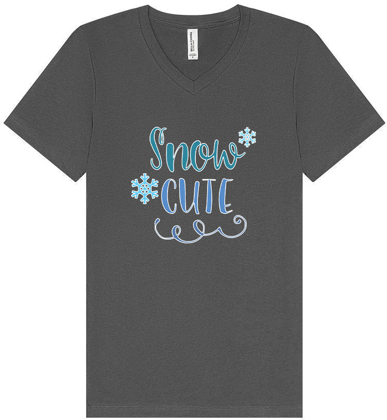 Snow Cute Unisex V-Neck Shirt