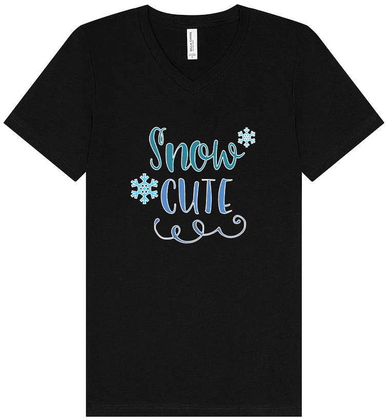 Snow Cute Unisex V-Neck Shirt