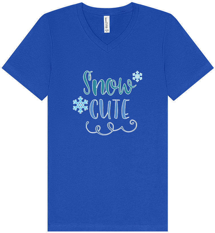 Snow Cute Unisex V-Neck Shirt