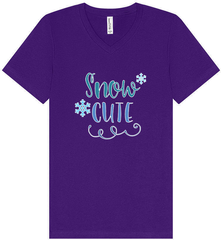 Snow Cute Unisex V-Neck Shirt