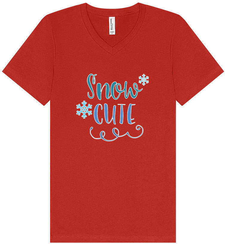 Snow Cute Unisex V-Neck Shirt