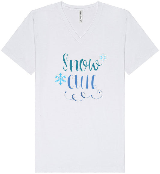 Snow Cute Unisex V-Neck Shirt