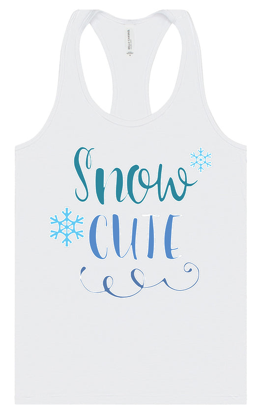 Snow Cute Women's Racerback Tank
