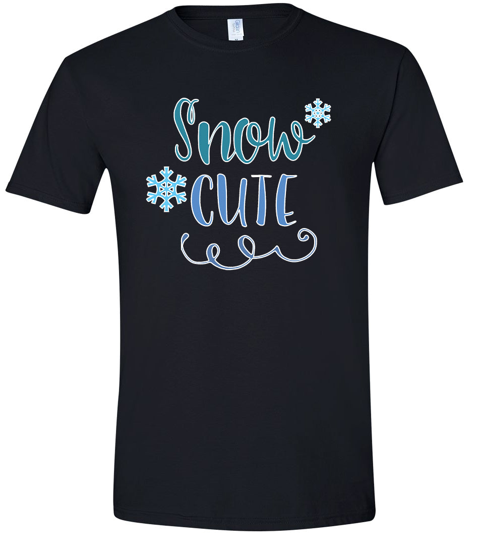 Snow Cute Adult Gildan Soft Shirt