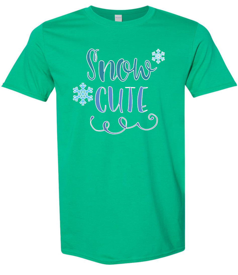 Snow Cute Adult Gildan Soft Shirt