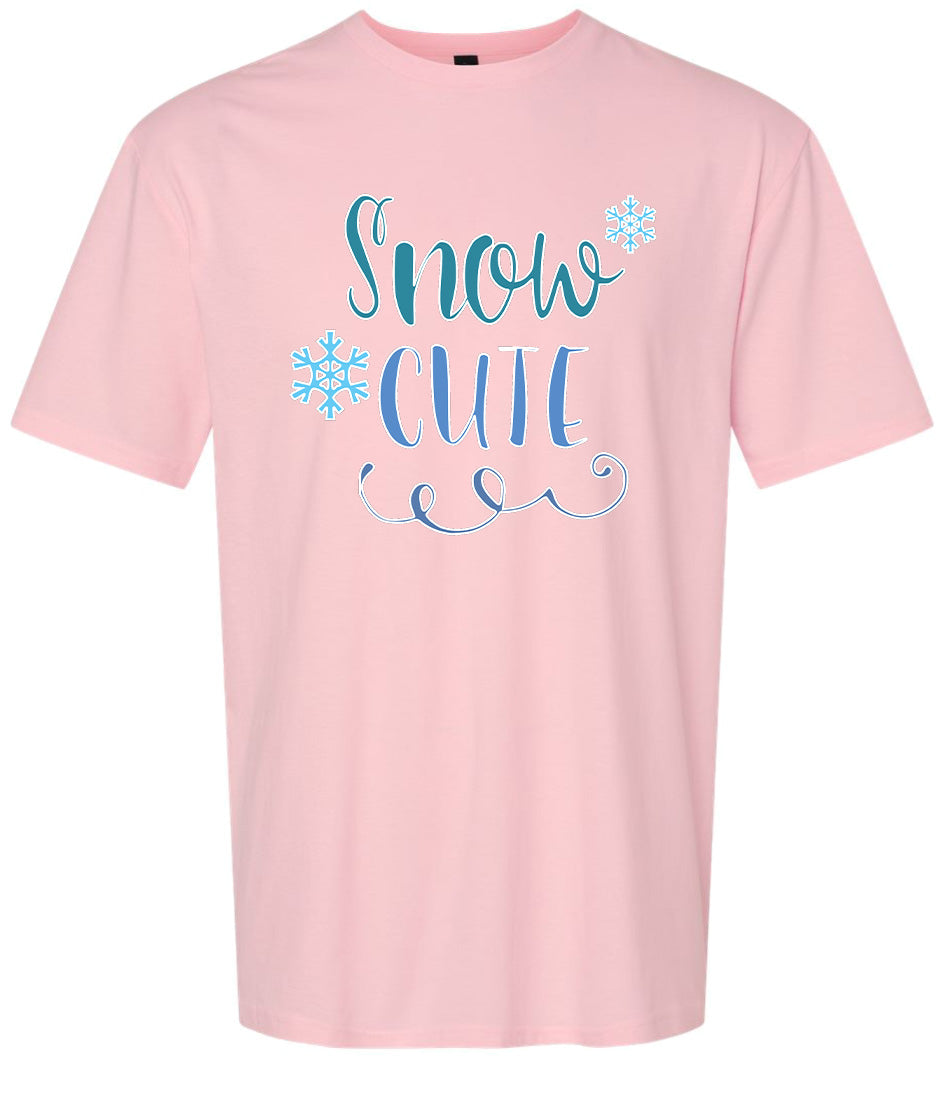 Snow Cute Adult Gildan Soft Shirt