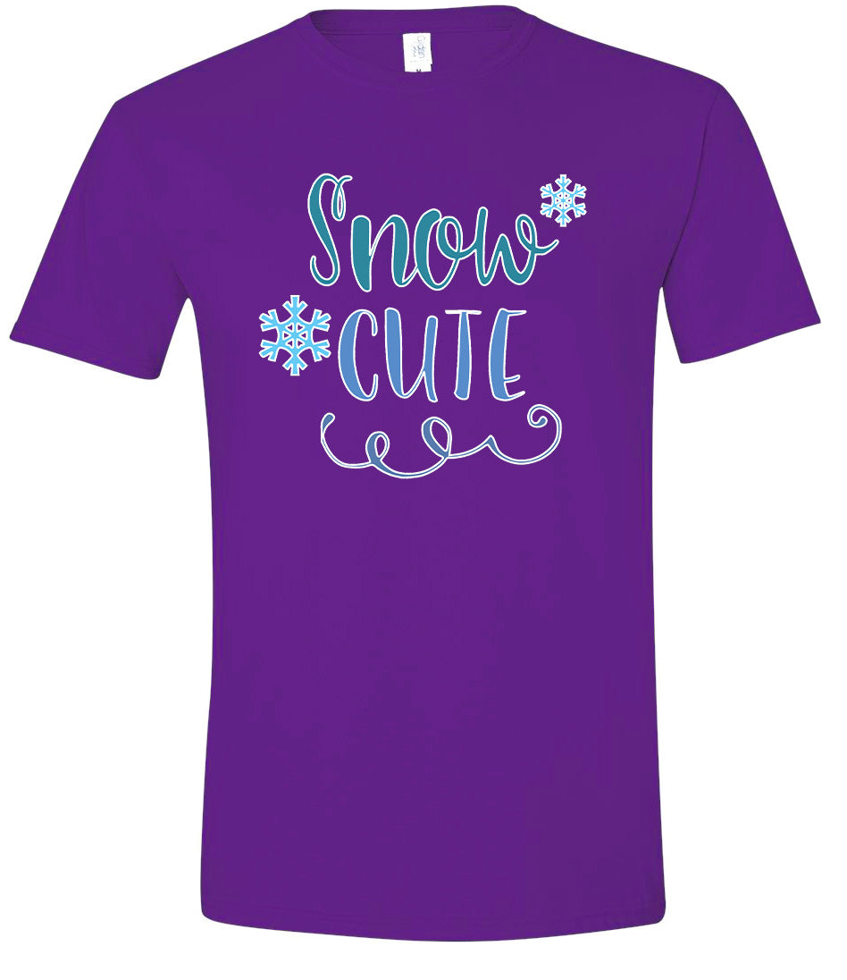 Snow Cute Adult Gildan Soft Shirt