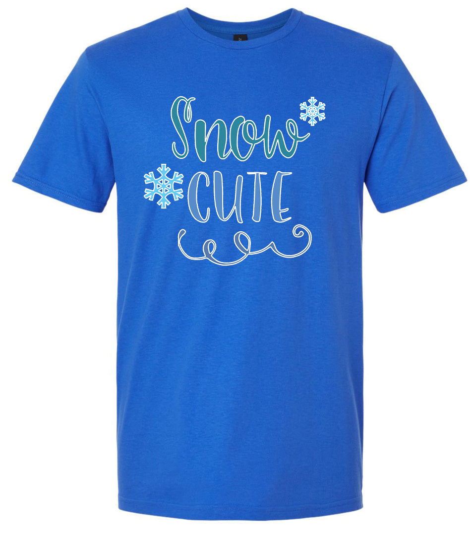 Snow Cute Adult Gildan Soft Shirt