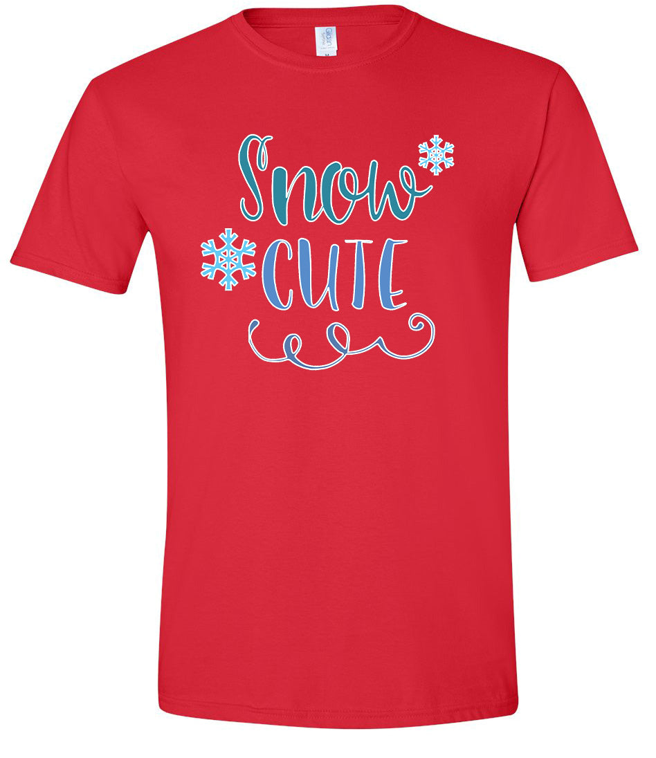 Snow Cute Adult Gildan Soft Shirt