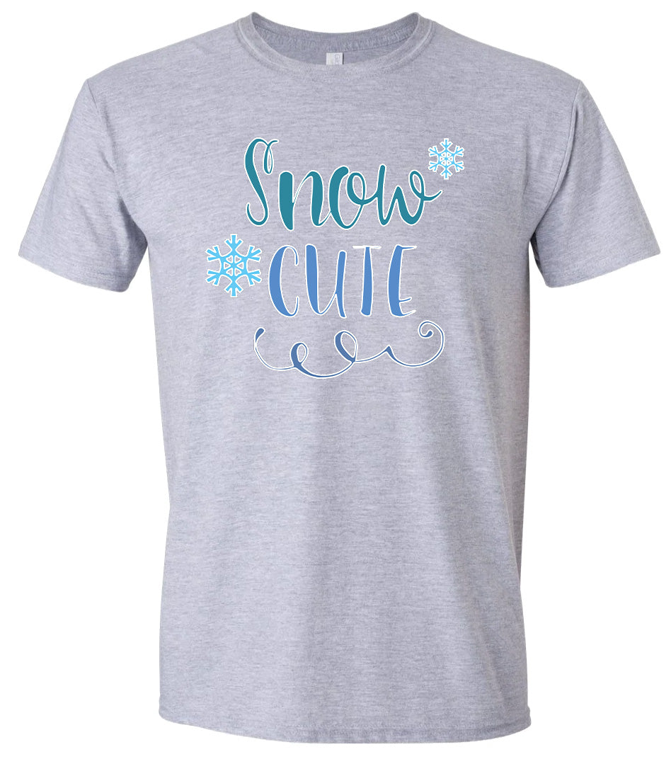 Snow Cute Adult Gildan Soft Shirt