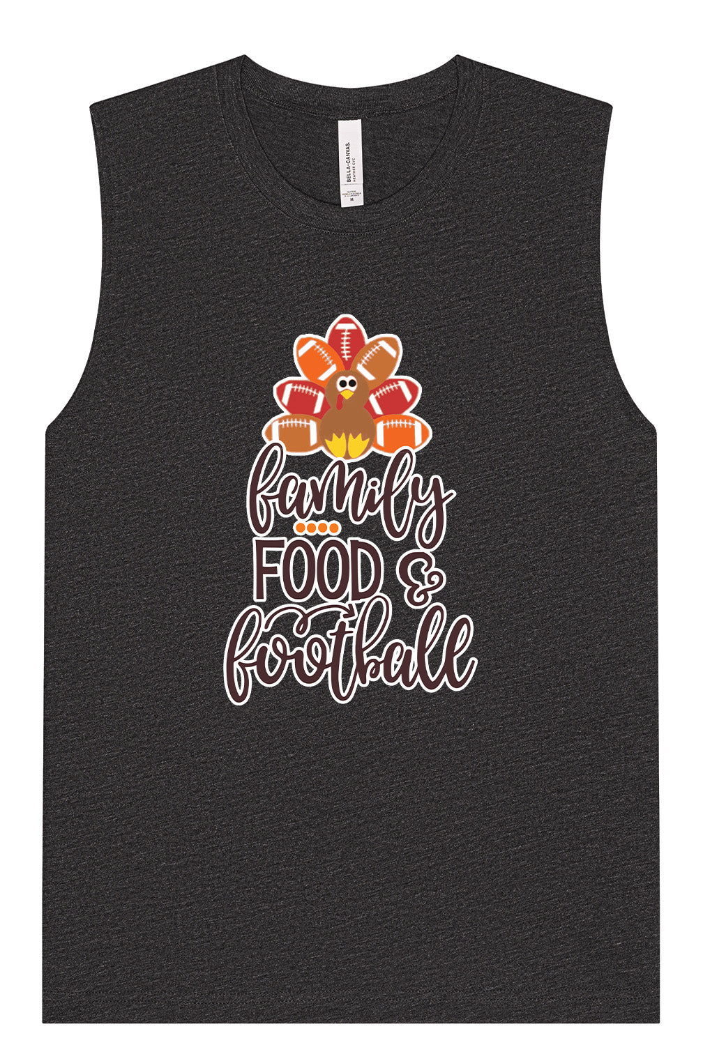 Family, Food & Football Muscle Tank